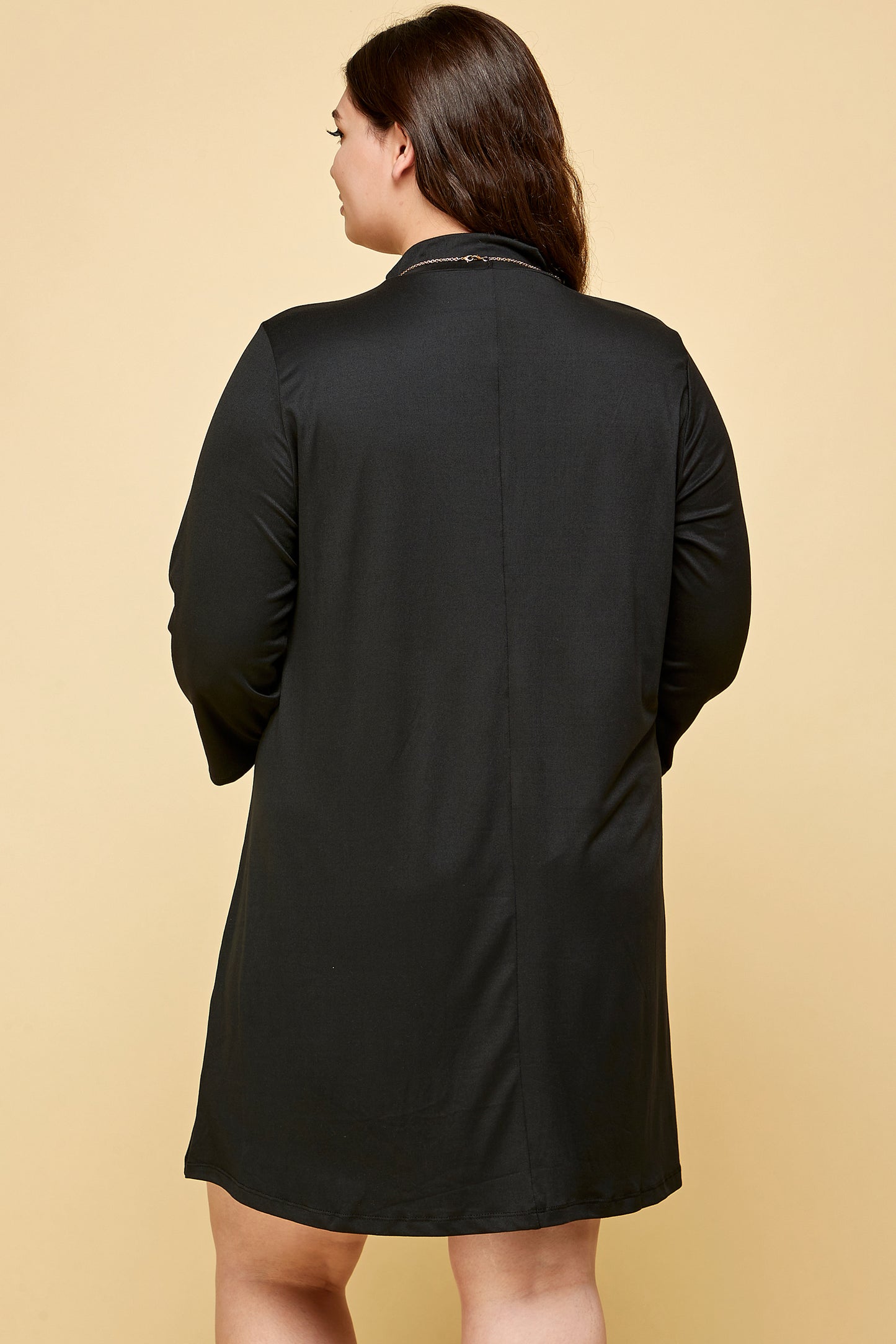 BLACK SWING NECKLACE DRESS